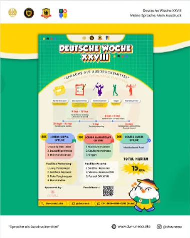 Deutsche Woche XXVIII competition poster