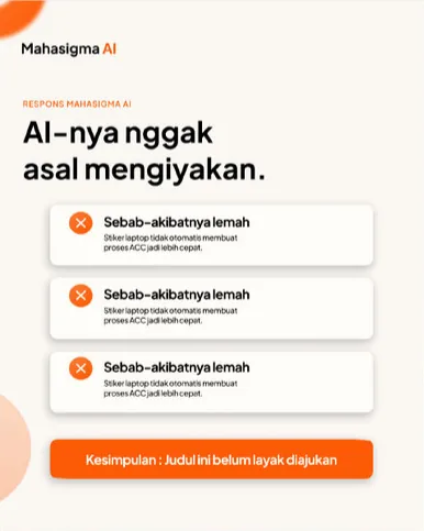 AI-nya nggak asal mengiyakan.