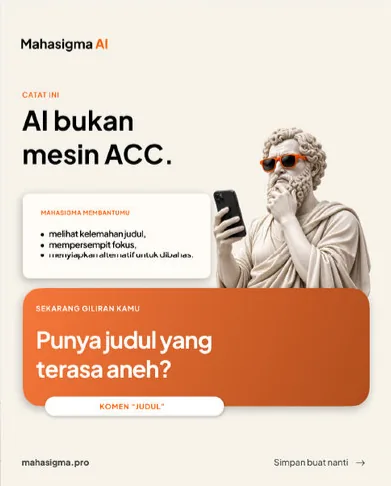 AI bukan mesin ACC.