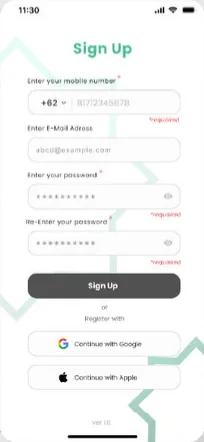 Sign Up