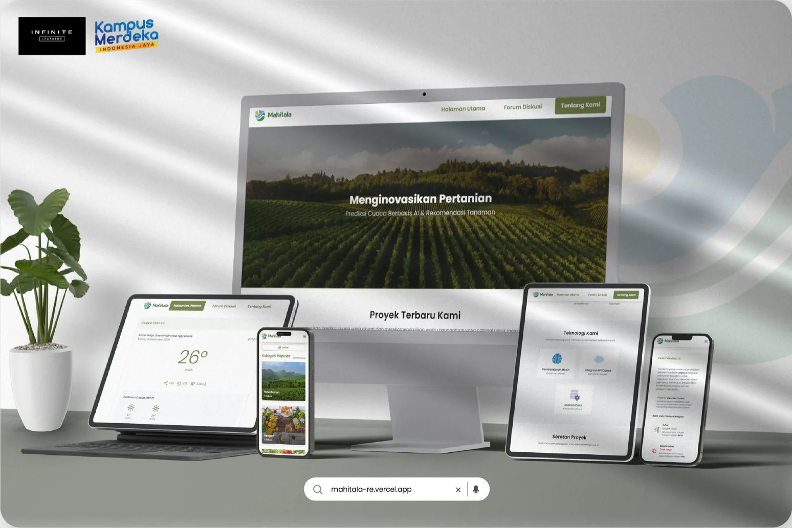 Mahitala on desktop, tablet and phone